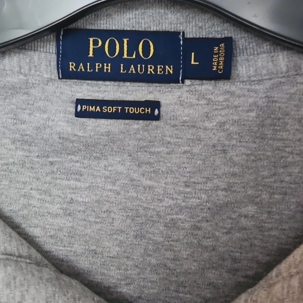 Polo Ralph Lauren Size Small  Men's Button Up polo gray. - Picture 5 of 11